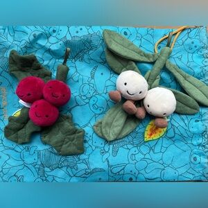 Jellycat Amuseables Mistletoe and Holly